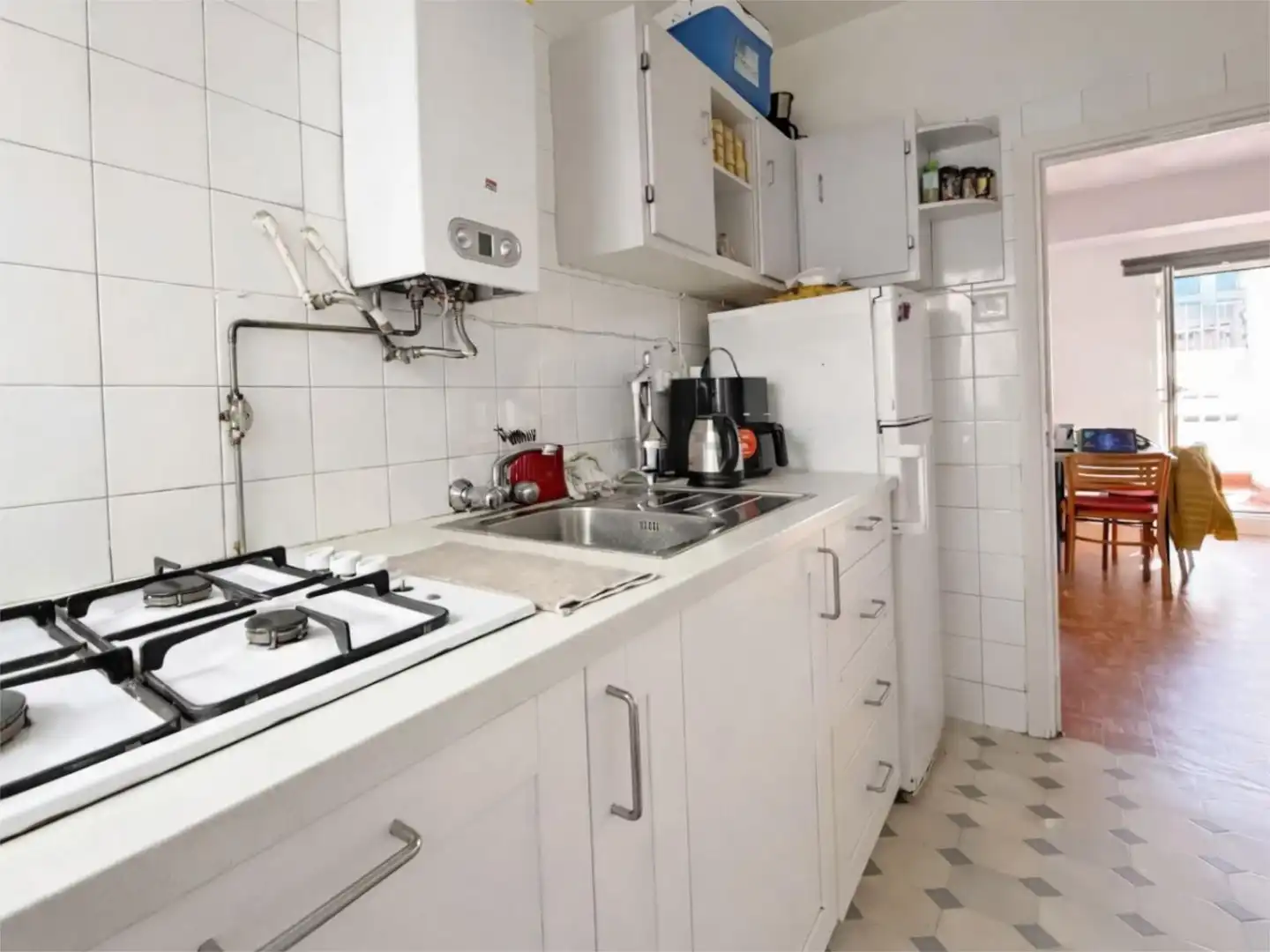 Flat for rent in Rúa Cordelería, 12, Monte Alto - Zalaeta - Atocha Kitchen of Flat for rent in A Coruña Capital with Parquet flooring, Terrace and Furnished