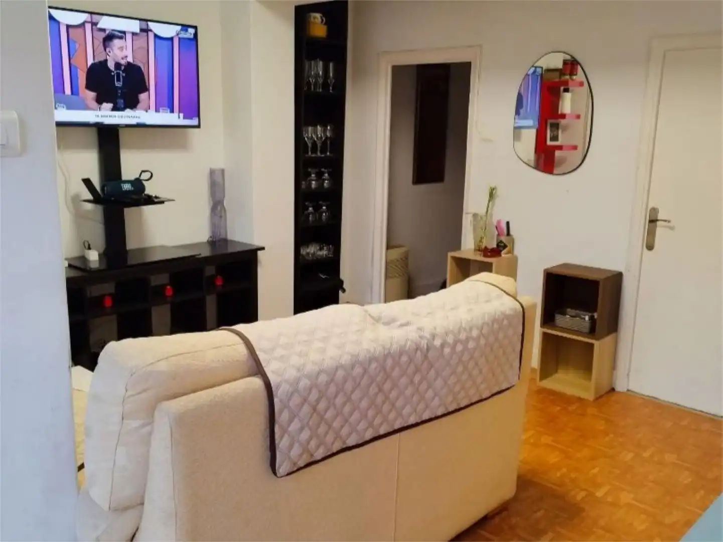 Flat for rent in Rúa Cordelería, 12, Monte Alto - Zalaeta - Atocha Living room of Flat for rent in A Coruña Capital with Parquet flooring, Terrace and Furnished
