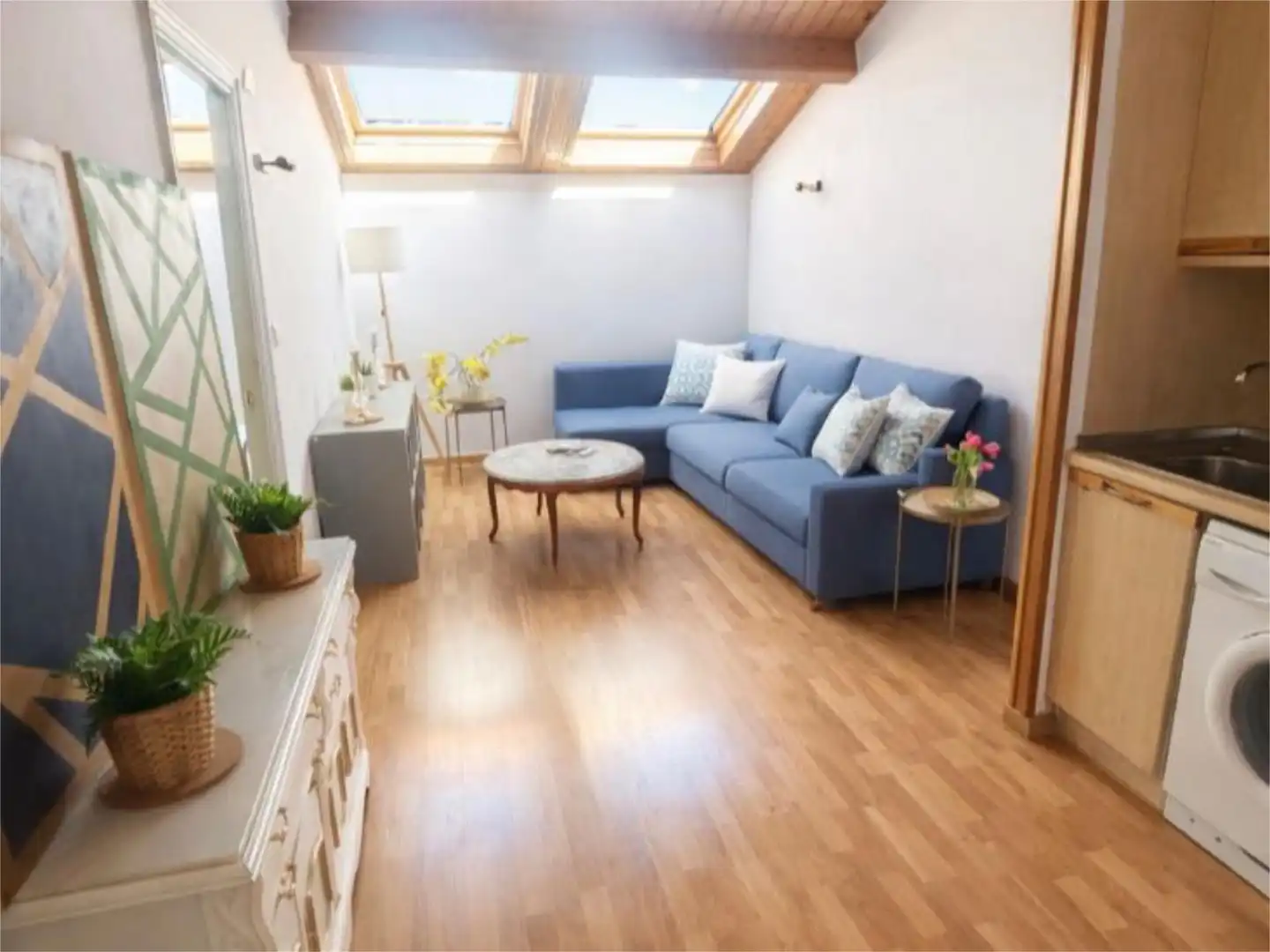 Wohnung zur Miete in Calle de la Torre Nueva, 2, Alfonso Wohnzimmer von Wohnung zur Miete in Zaragoza mit Klimaanlage, Heizung und Parkett
