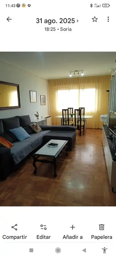 Wohnzimmer von Wohnung zur Miete in Soria Capital  mit Heizung, Terrasse und Möbliert