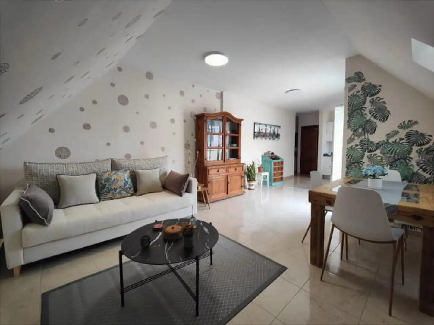 Sala de estar de Piso de alquiler en San Cristóbal de la Laguna con Terraza y Amueblado