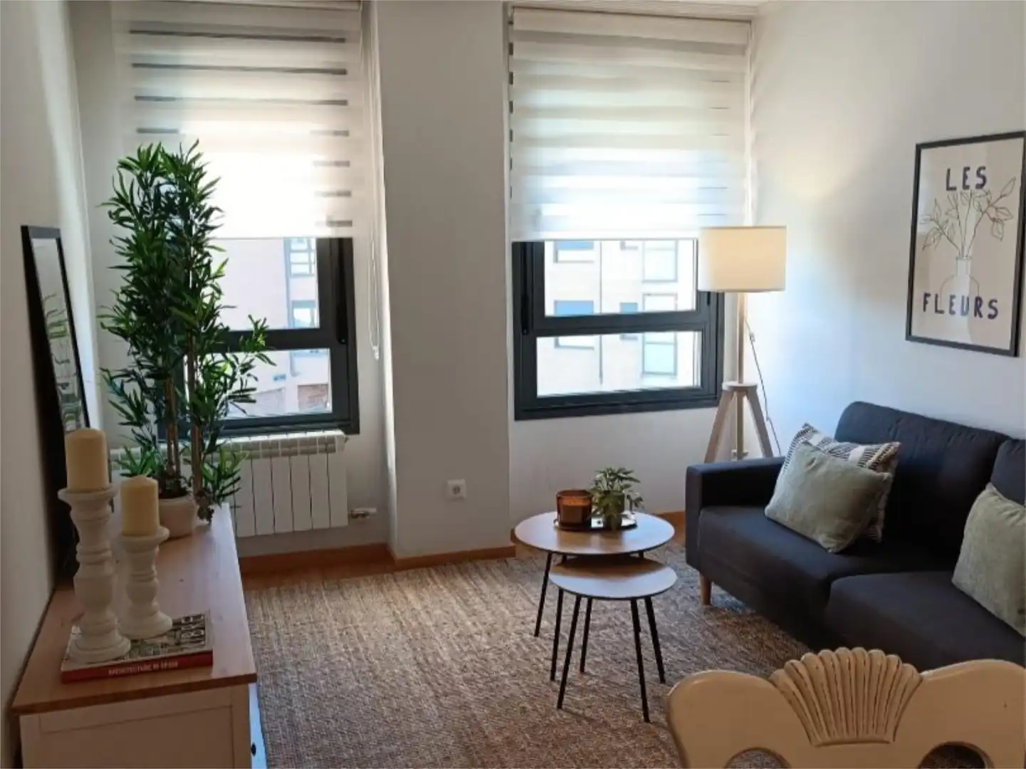 Living room of Flat for rent in Villaquilambre  with Heating, Parquet flooring and Storage room