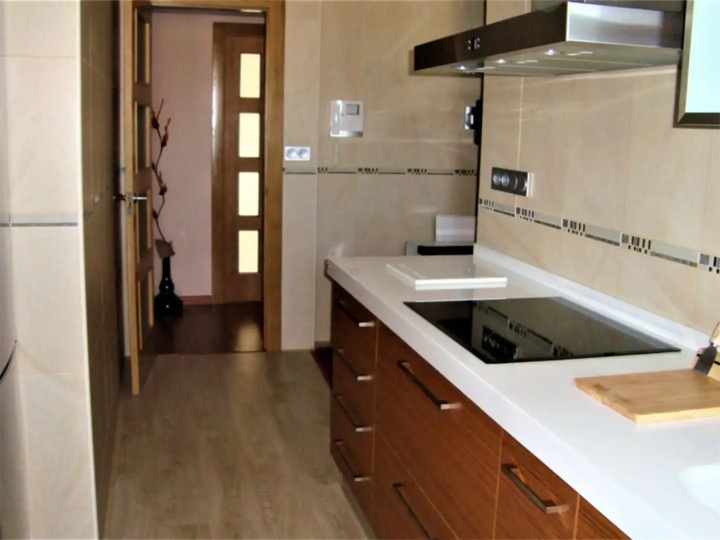 Küche von Wohnung zur Miete in  Murcia Capital mit Klimaanlage, Heizung und Parkett