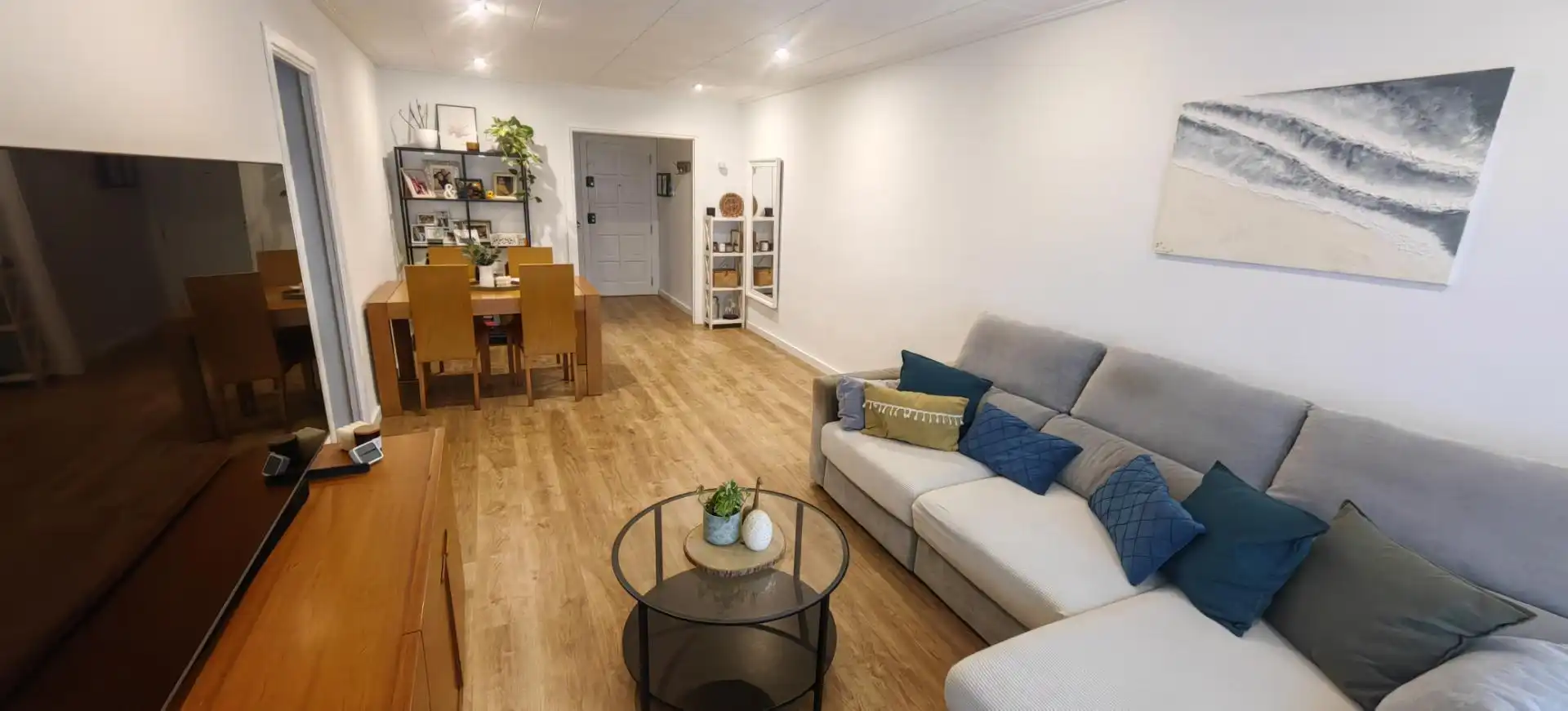 Wohnung zum Verkauf in Carrer de Mallorca, 2, Blanes Wohnzimmer von Wohnung zum Verkauf in Blanes mit Klimaanlage und Balkon