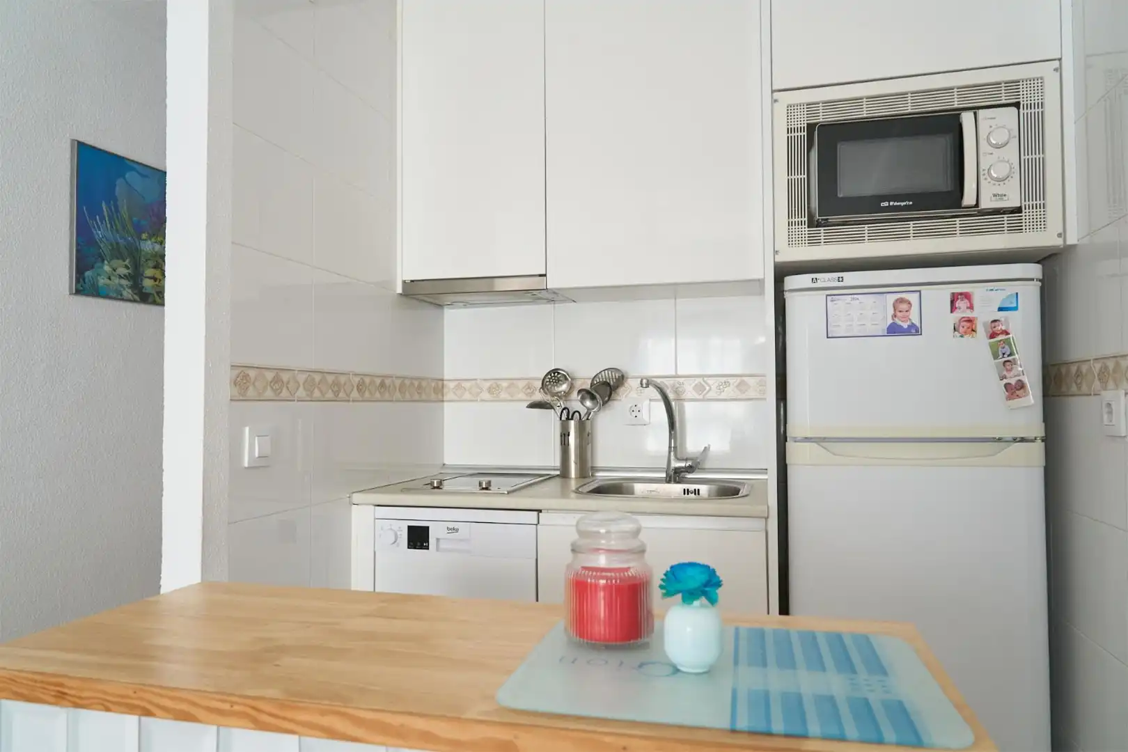 Wohnung zum Verkauf in Calle de la Isla de Arosa, 37, Peñagrande Küche von Wohnung zum Verkauf in Madrid Capital mit Klimaanlage