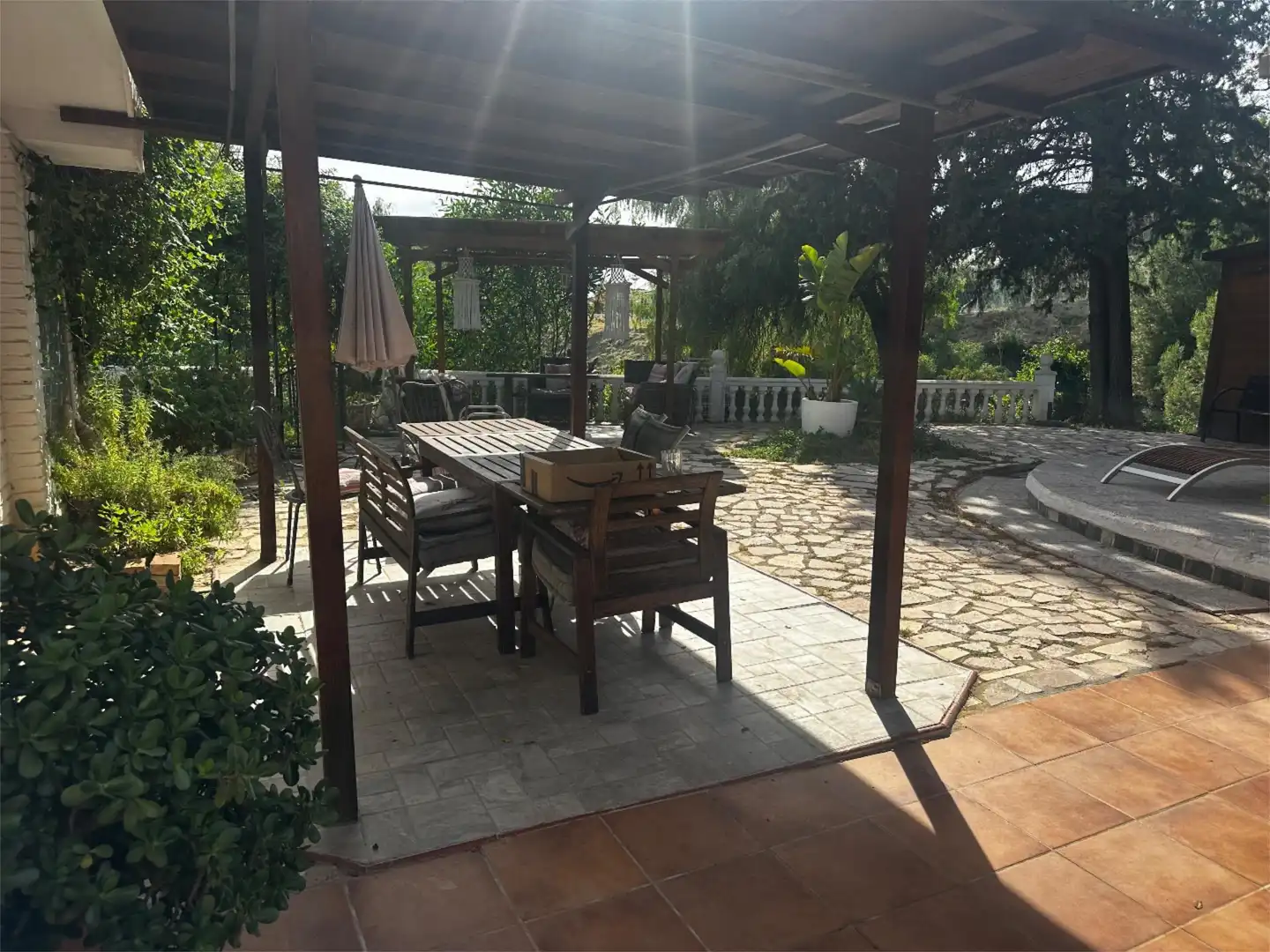 Terrace of Houses for share in Benalmádena  with Air Conditioner, Heating and Private garden