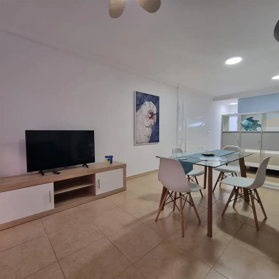 Living room of Flat for rent in Guía de Isora  with Furnished