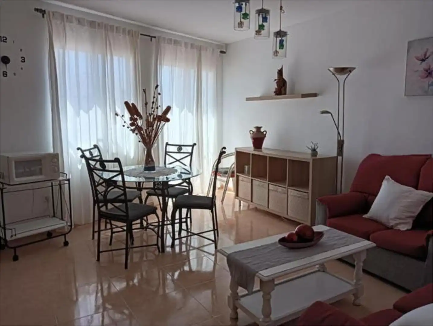 Sala de estar de Apartamento de alquiler en Nerja
