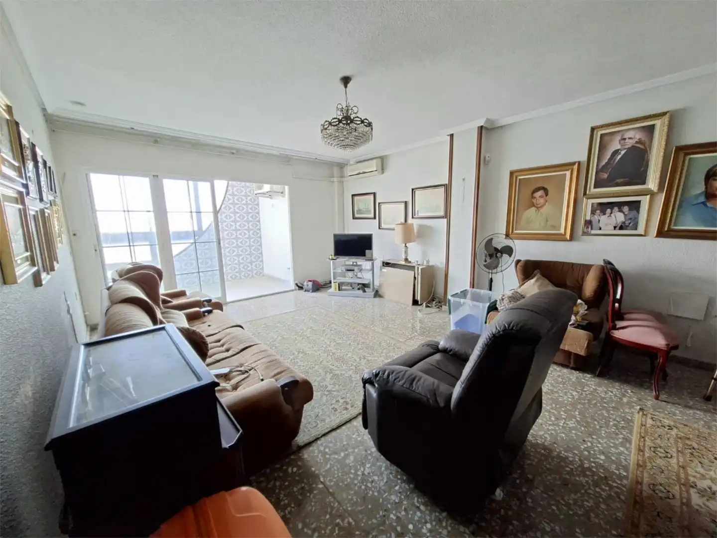 Sala de estar de Piso en venta en Crevillent con Aire acondicionado, Amueblado y Balcón