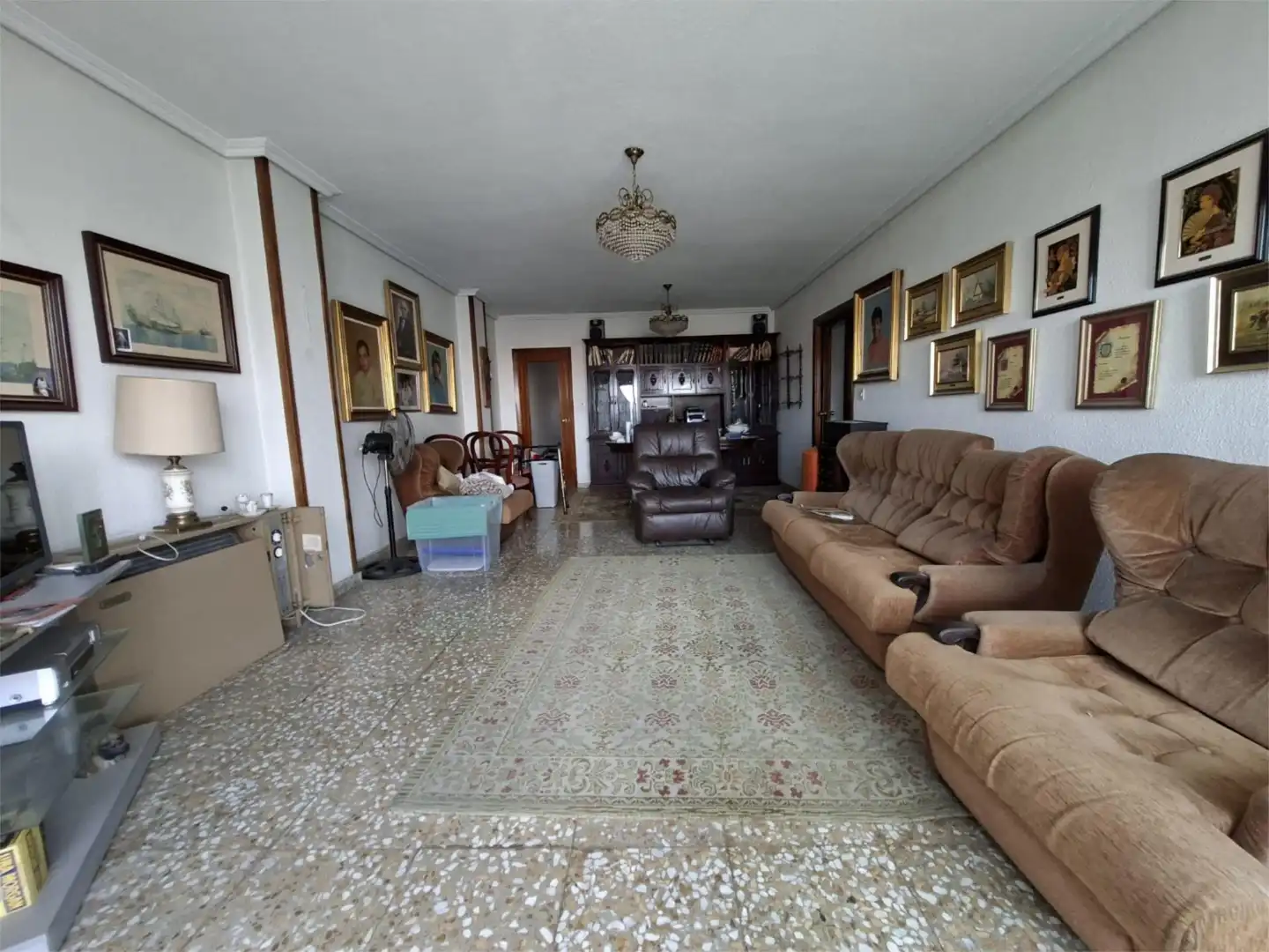 Sala de estar de Piso en venta en Crevillent con Aire acondicionado, Amueblado y Balcón
