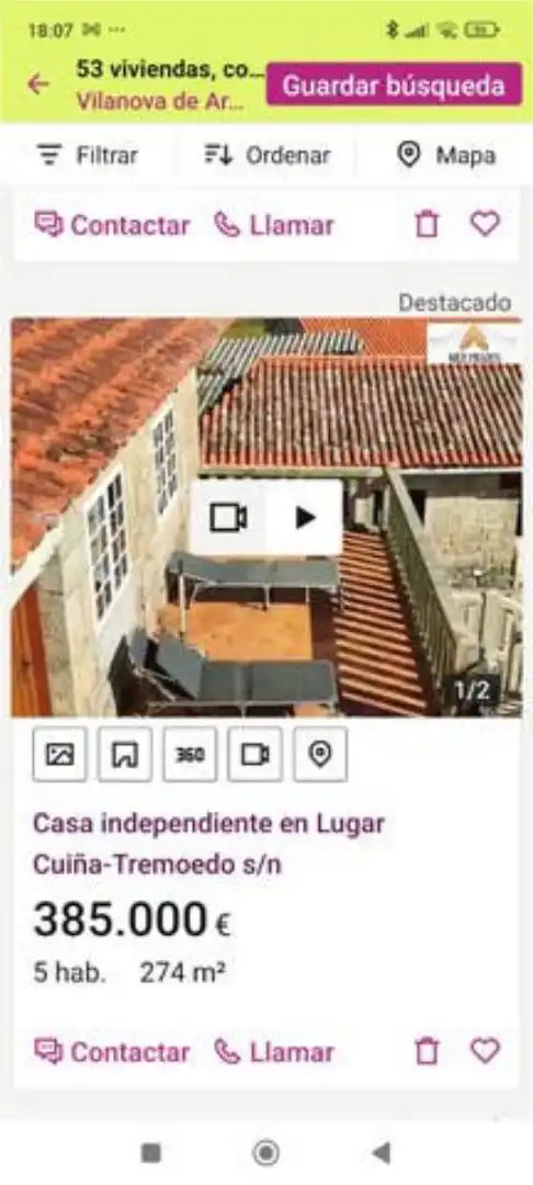 Terrace of Detached homes for sale in Vilanova de Arousa  with Heating, Private garden and Terrace