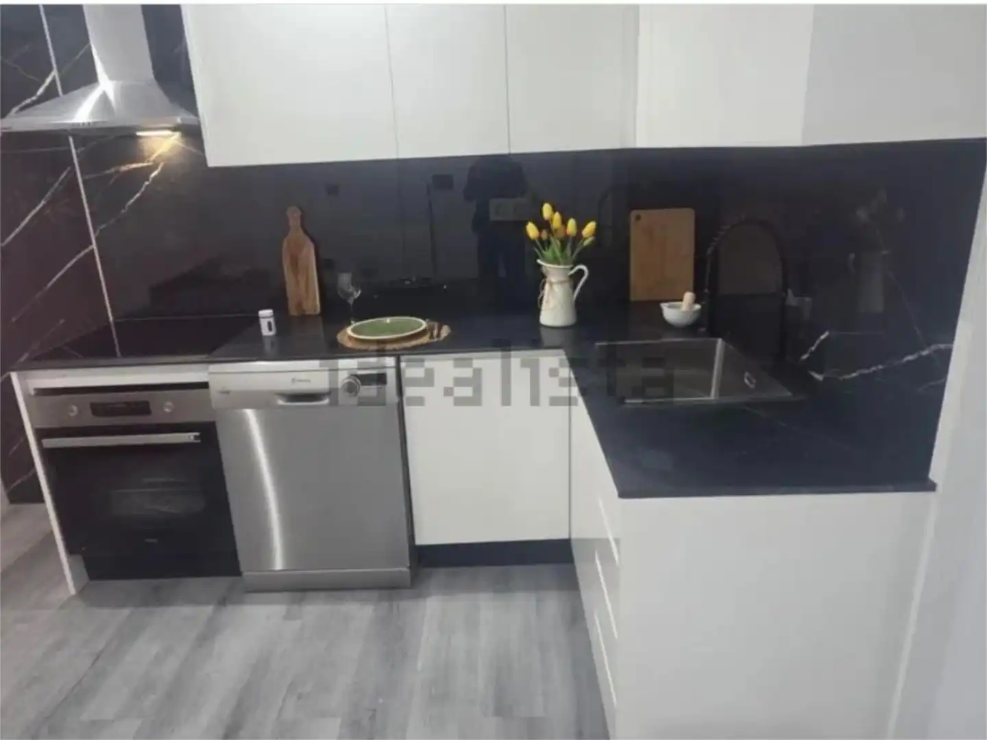 Kitchen of Flat for sale in Vigo   with Terrace