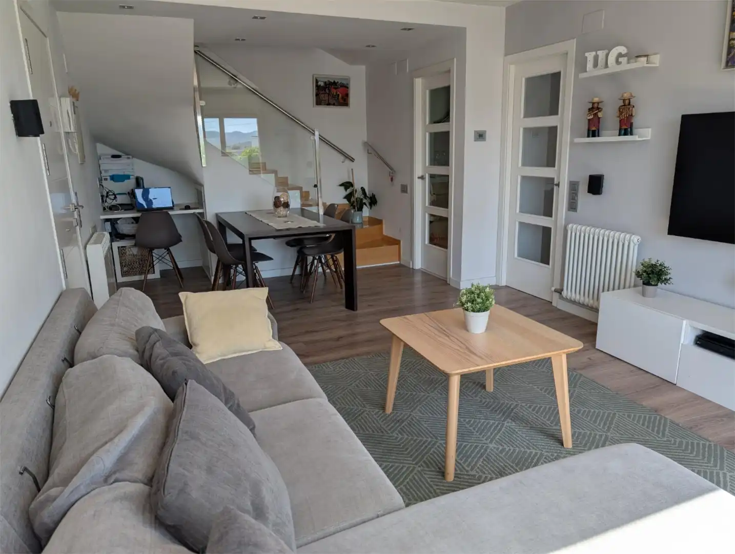 Sala de estar de Dúplex en venta en Rubí con Aire acondicionado, Terraza y Balcón