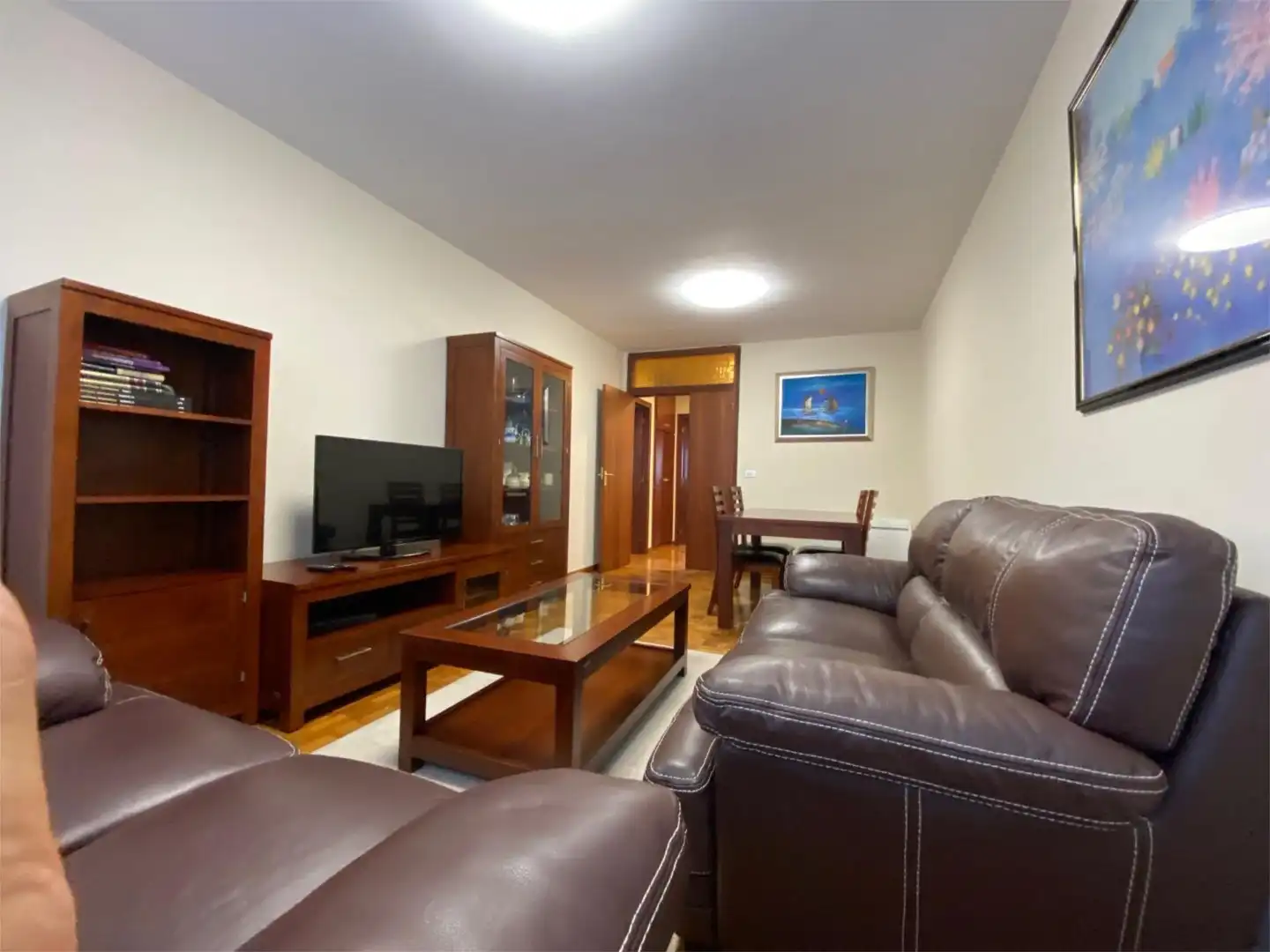 Sala d'estar de Pis de lloguer en A Coruña Capital 
