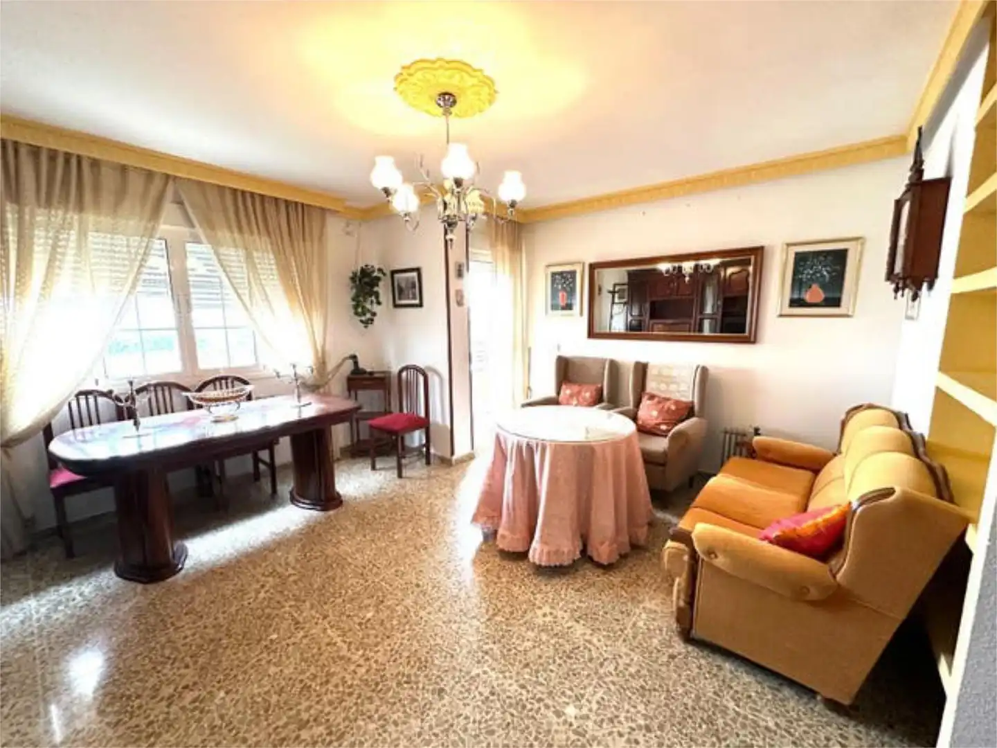 Sala de estar de Piso de alquiler en Zafra con Terraza