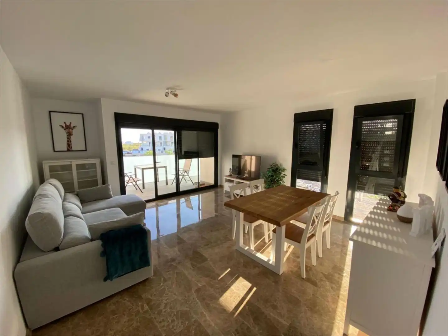 Living room of Flat for sale in El Ejido  with Air Conditioner, Terrace and Swimming Pool