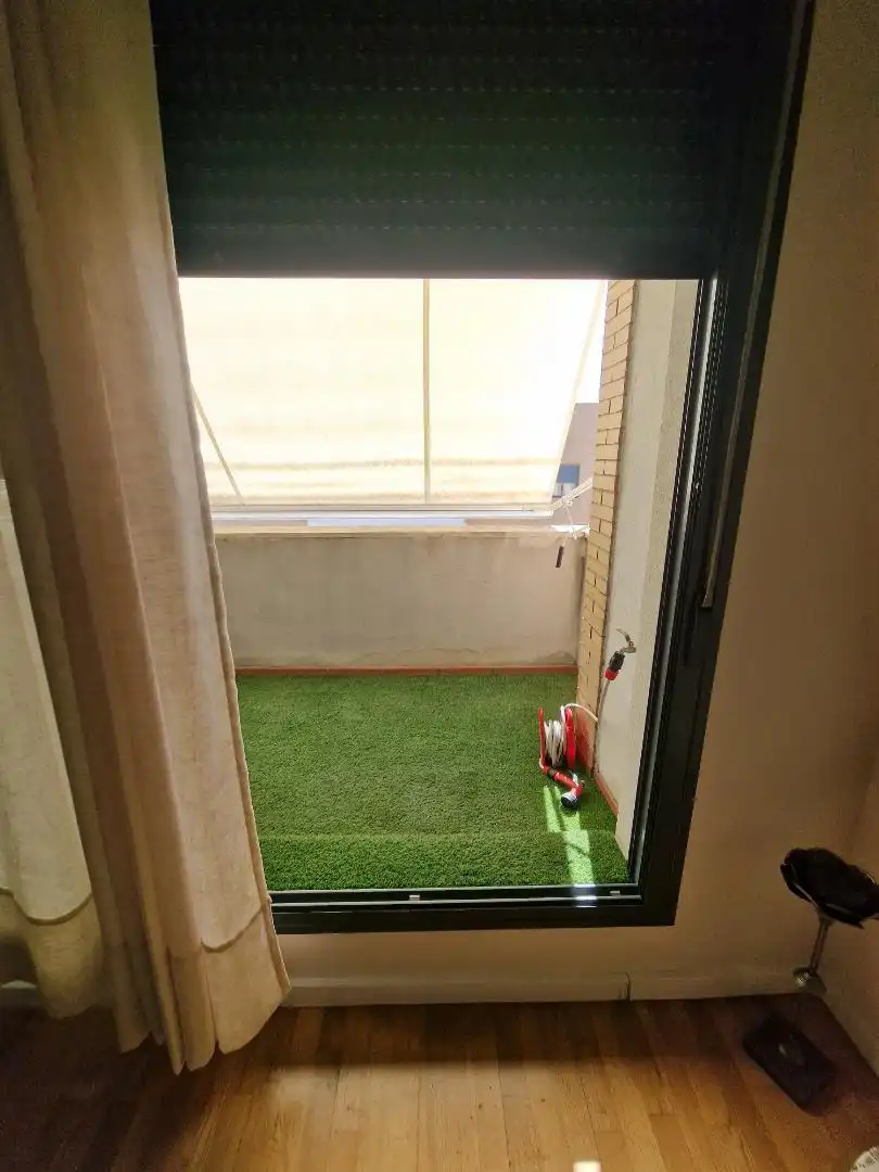 Balcony of Flat for rent in Mairena del Aljarafe  with Heating, Private garden and Parquet flooring