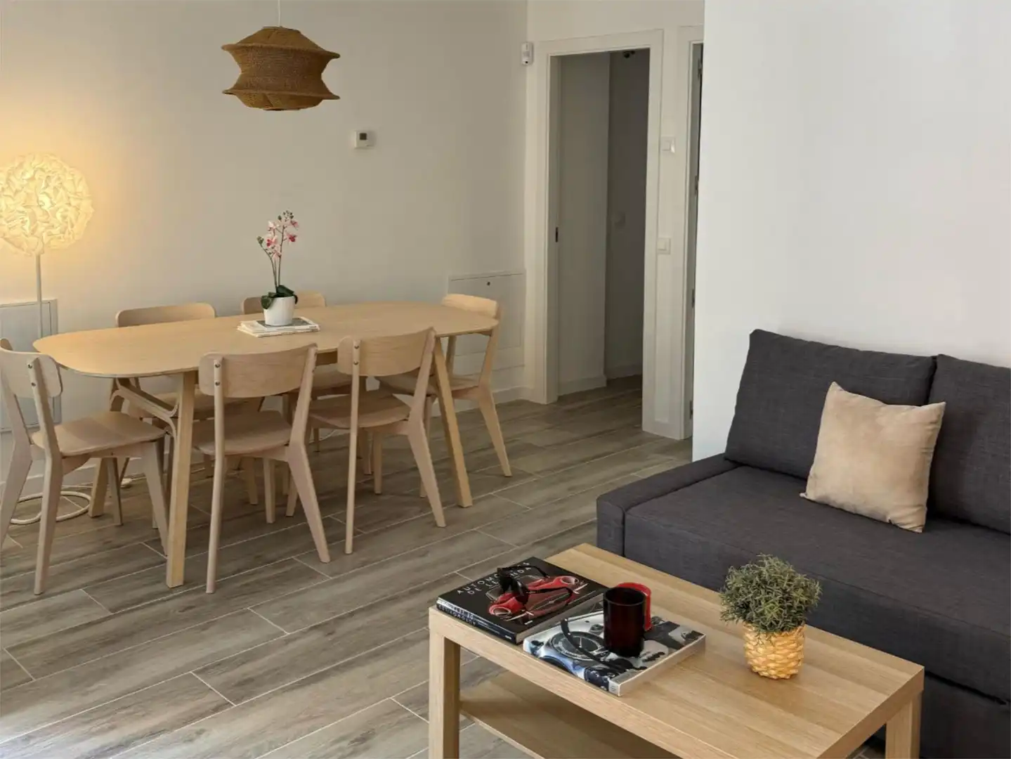 Sala de estar de Piso de alquiler en Segovia con Calefacción, Amueblado y Balcón