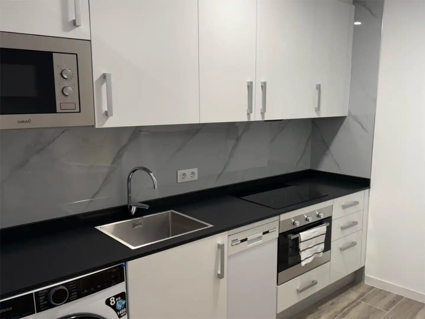 Cocina de Piso de alquiler en Segovia con Calefacción, Amueblado y Balcón