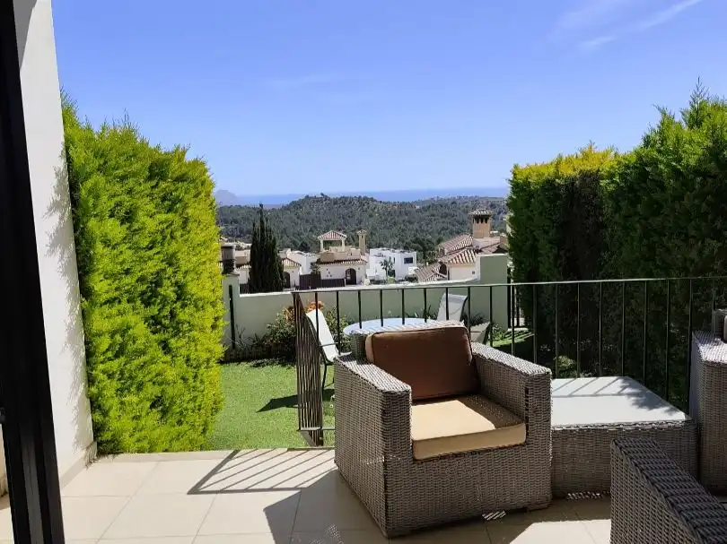Terrassa de Pis en venda en Polop amb Aire condicionat, Calefacció i Jardí privat