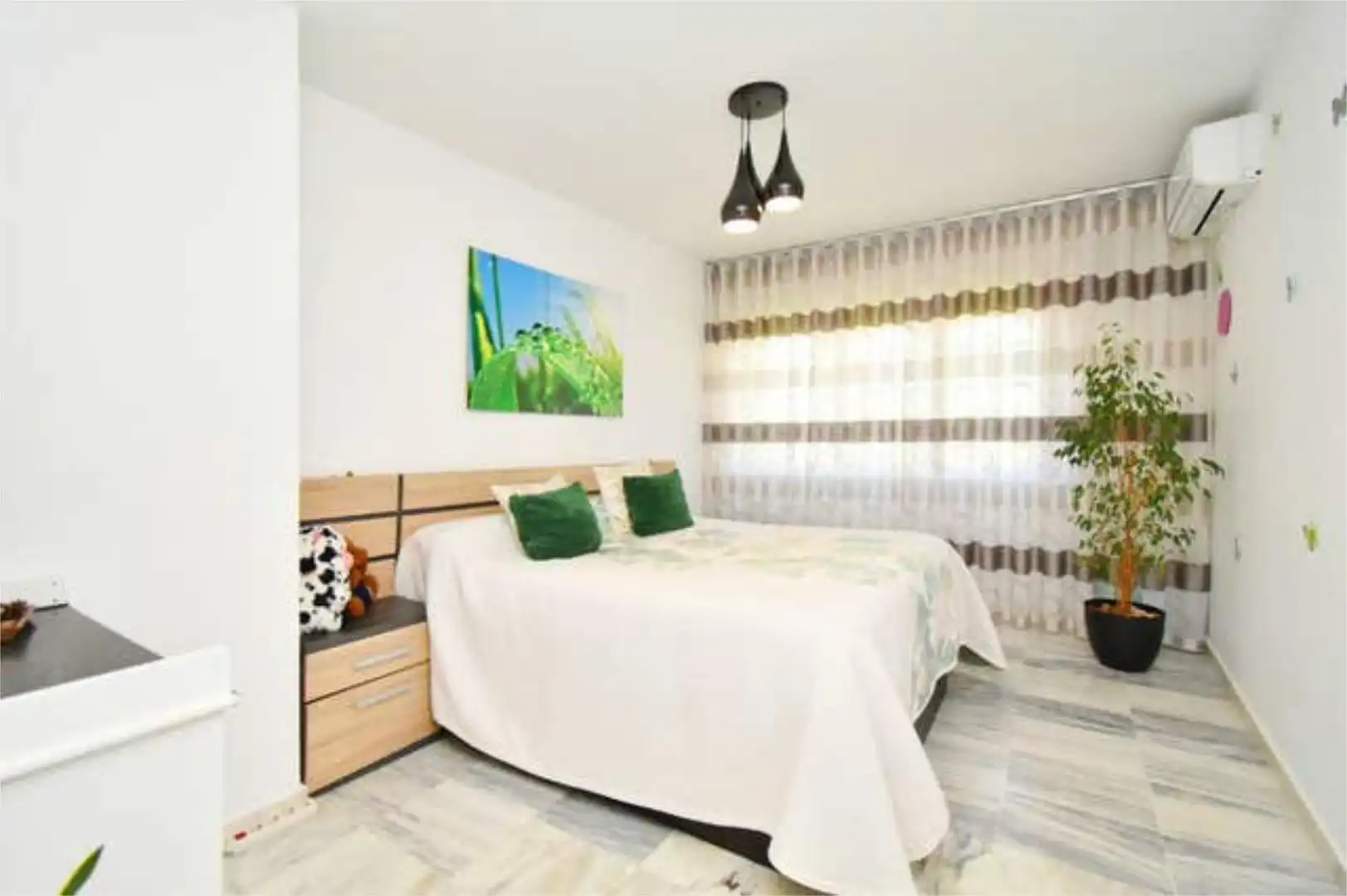Flat for sale in Plaza de la Luz Bedroom of Flat for sale in El Ejido with Heating, Storage room and Furnished
