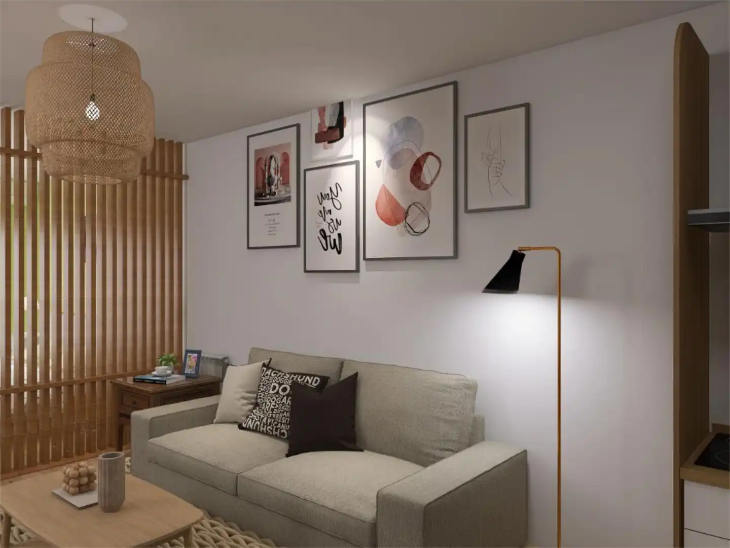 Living room of Flat for sale in Pineda de Mar  with Air Conditioner, Heating and Parquet flooring