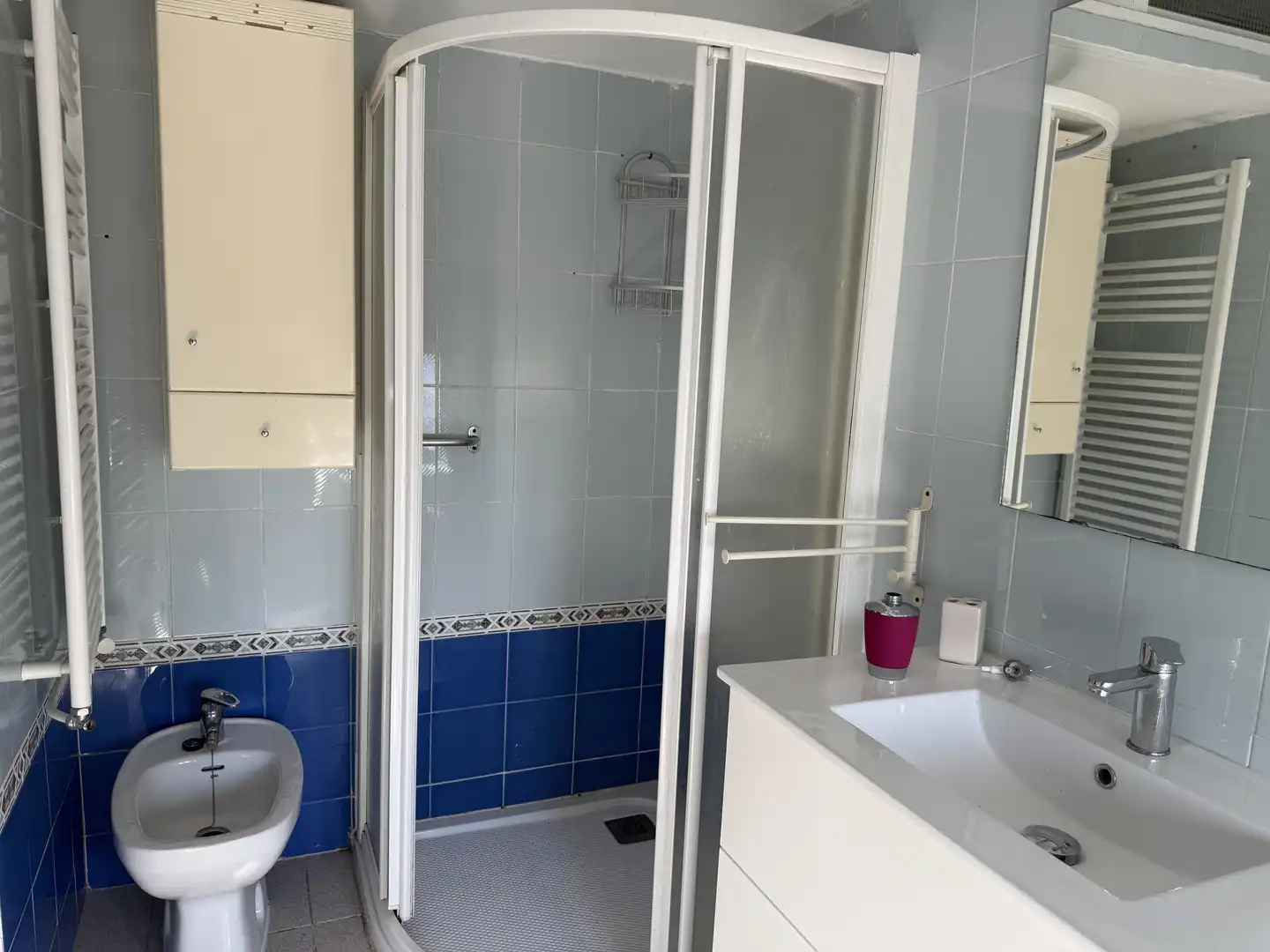 Flat for rent in Avenida Joaquín Costa, Casco Antiguo Bathroom of Flat for rent in Badajoz with Air Conditioner, Heating and Furnished