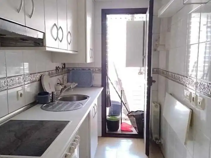 Kitchen of Flat for sale in  Madrid Capital  with Air Conditioner, Swimming Pool and Balcony