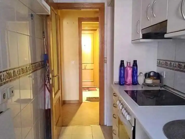 Kitchen of Flat for sale in  Madrid Capital  with Air Conditioner, Swimming Pool and Balcony