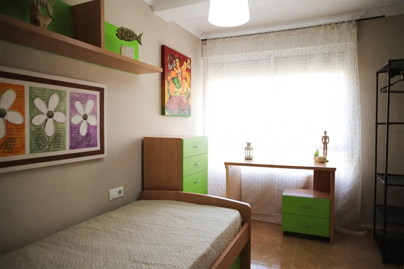 Flat for rent in Carrer Mariano Benlliure, 7, Reina Victoria - Miguel Hernández Bedroom of Flat for rent in Elche / Elx with Air Conditioner, Furnished and Oven
