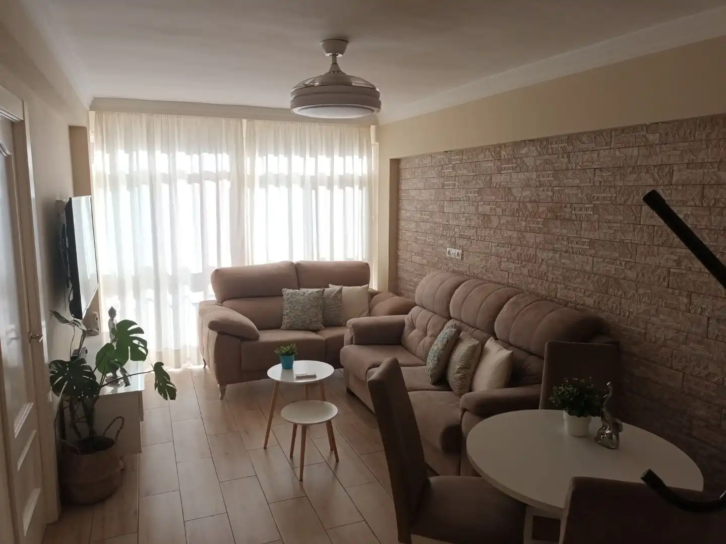 Flat for rent in Calle Andarax, 6, La Unión - Cruz de Humilladero - Los Tilos Living room of Flat for rent in Málaga with Air Conditioner and Furnished