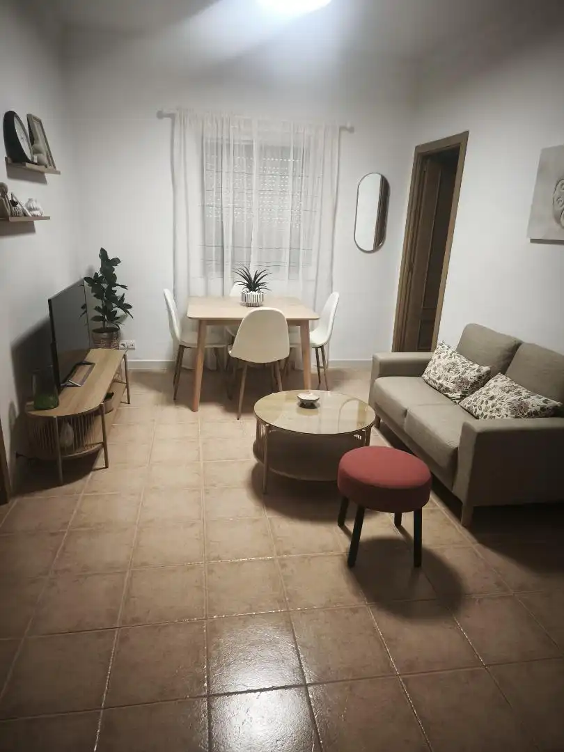 Sala de estar de Piso de alquiler en Jerez de la Frontera con Aire acondicionado, Amueblado y Lavadora