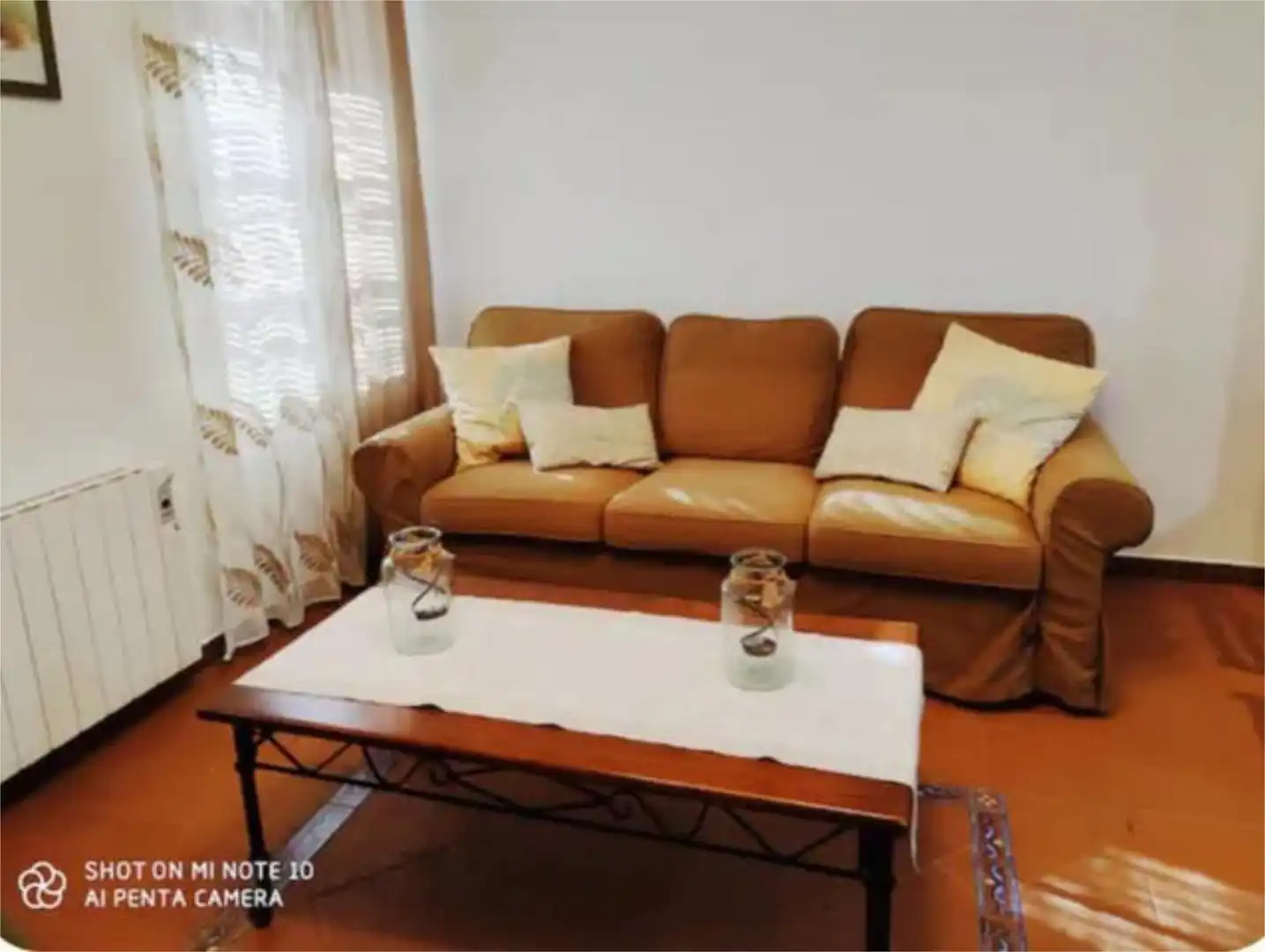 Sala de estar de Apartamento de alquiler en Granátula de Calatrava con Calefacción, Jardín privado y Amueblado