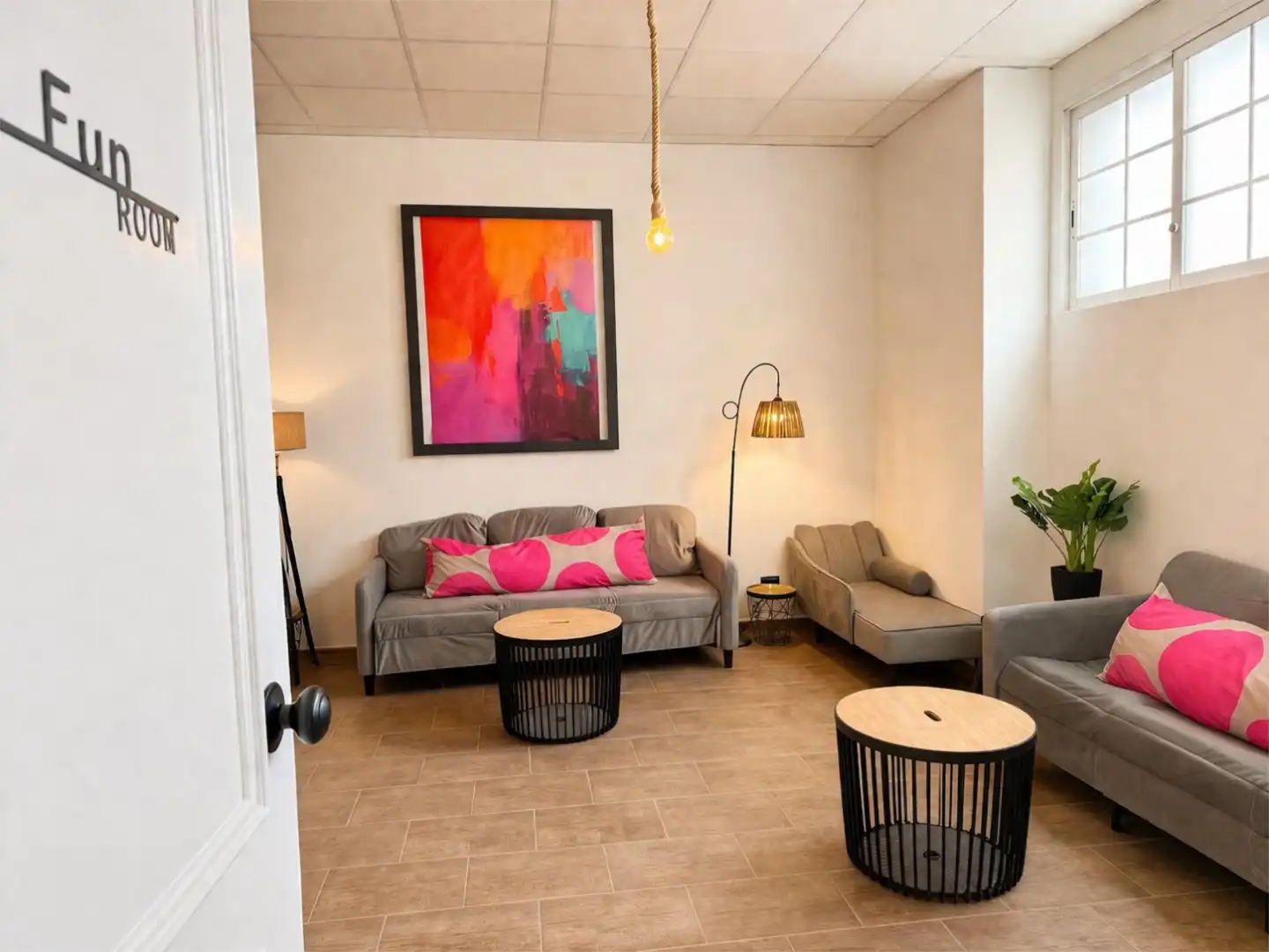 Room in Carrer de Don Quijote de la Mancha, 7, Benimàmet Living room of Flat for share in Valencia with Air Conditioner, Heating and Terrace