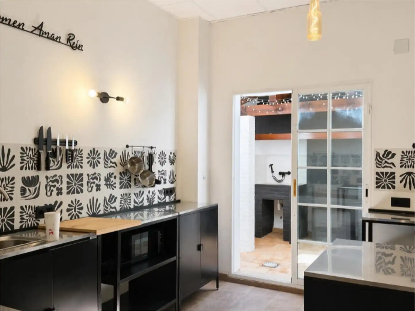 Room in Carrer de Don Quijote de la Mancha, 7, Benimàmet Kitchen of Flat for share in Valencia with Air Conditioner, Heating and Terrace