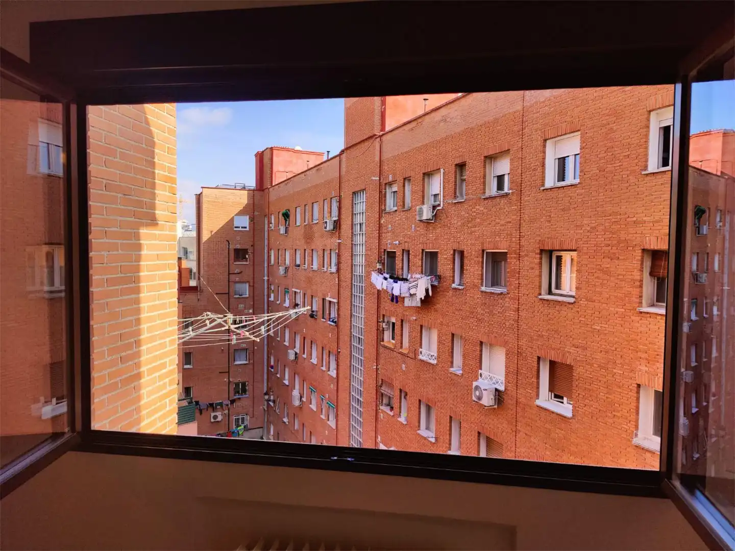 Balcony of Flat for rent in  Madrid Capital  with Air Conditioner