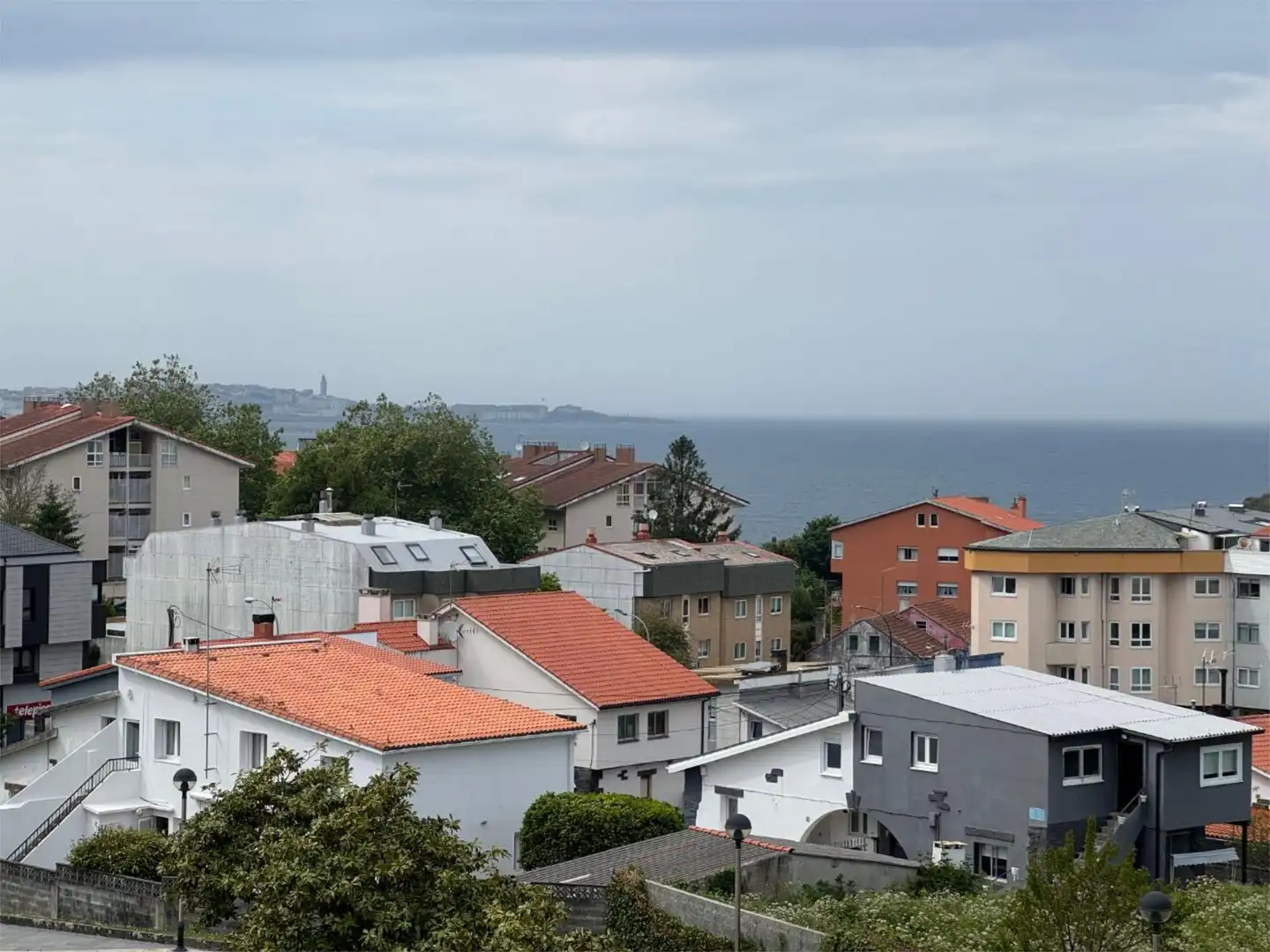 Exterior view of Flat for sale in Oleiros  with Heating, Parquet flooring and Storage room
