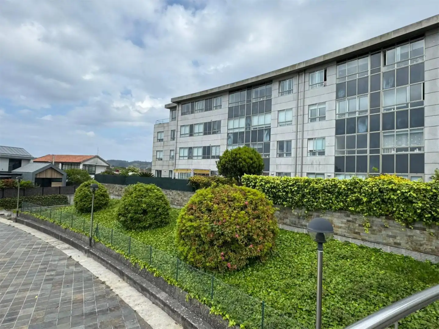 Exterior view of Flat for sale in Oleiros  with Heating, Parquet flooring and Storage room