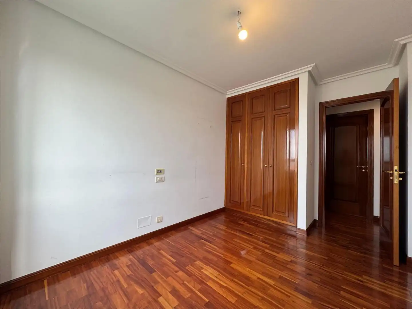 Bedroom of Flat for sale in Oleiros  with Heating, Parquet flooring and Storage room
