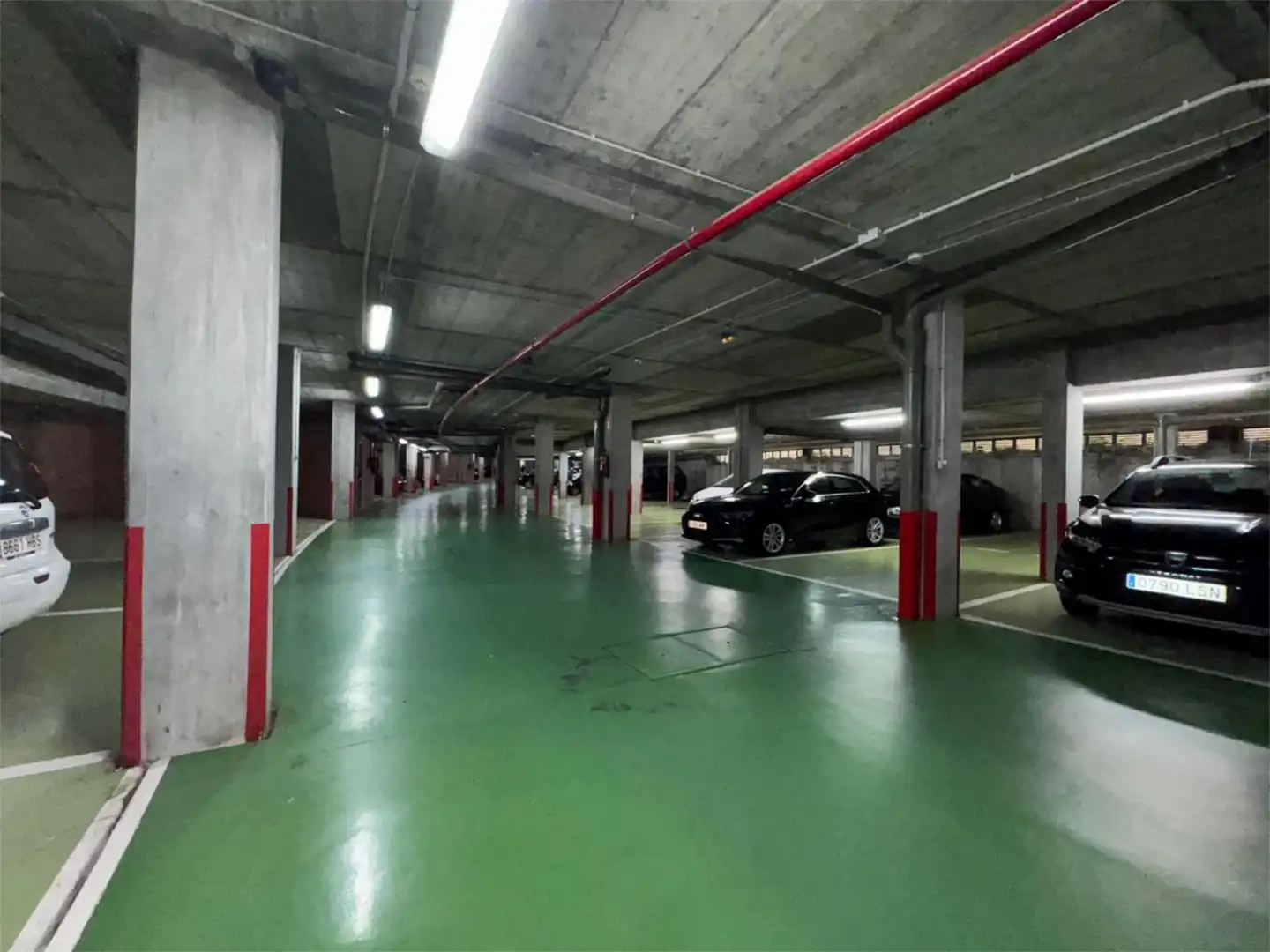 Parking of Flat for sale in Oleiros  with Heating, Parquet flooring and Storage room