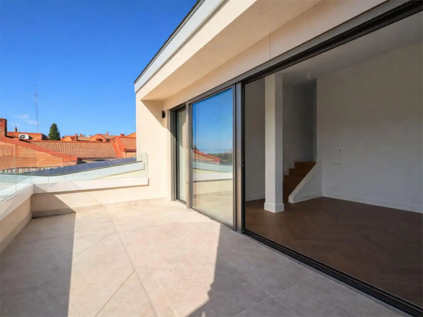 Terrace of Houses for sale in  Madrid Capital  with Air Conditioner, Terrace and Swimming Pool