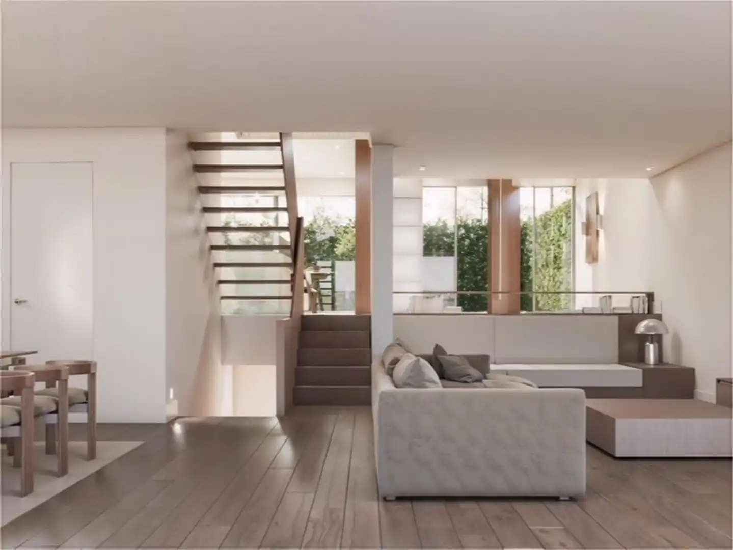 Living room of Houses for sale in  Madrid Capital  with Air Conditioner, Terrace and Swimming Pool