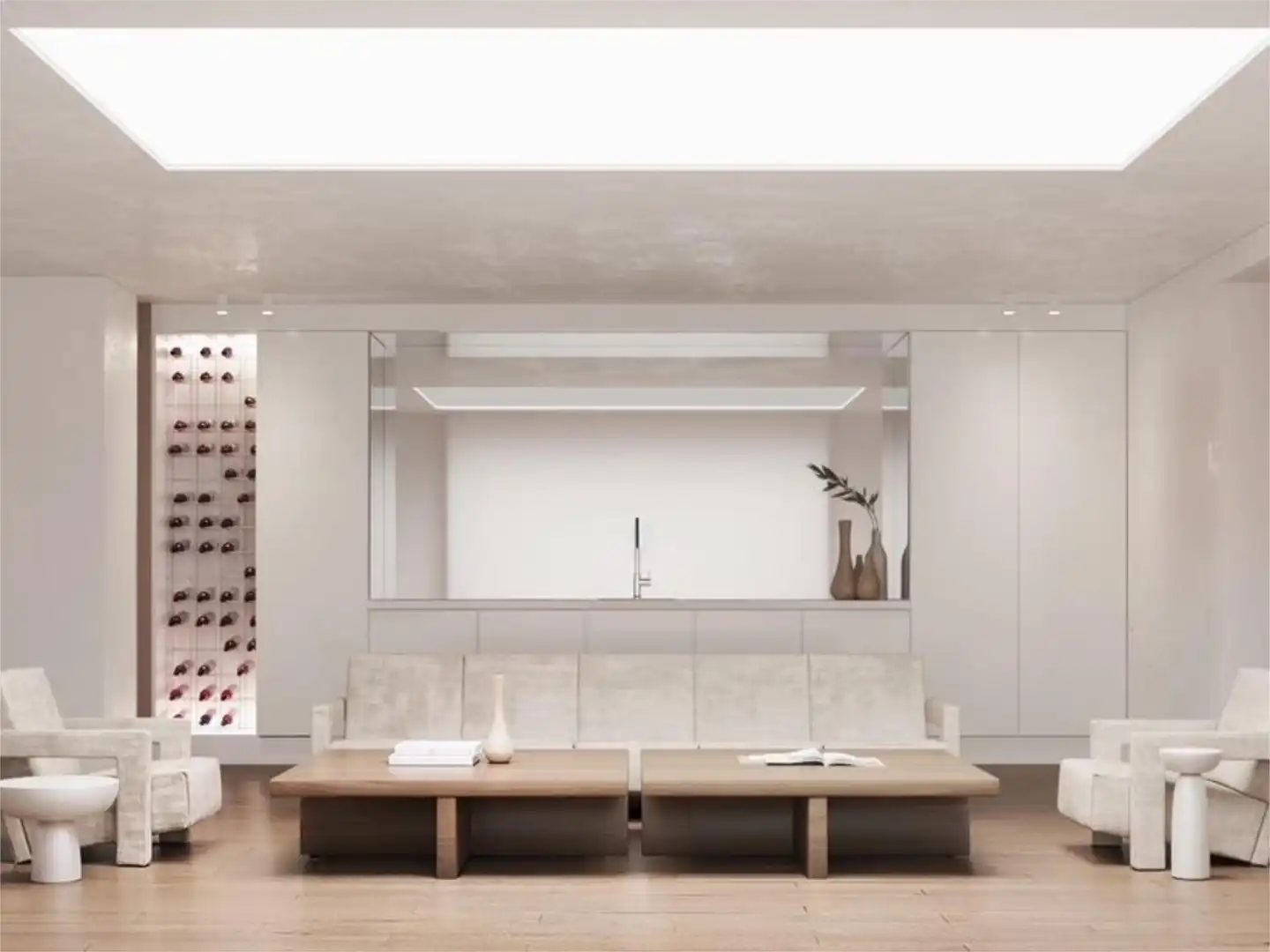 Living room of Houses for sale in  Madrid Capital  with Air Conditioner, Terrace and Swimming Pool