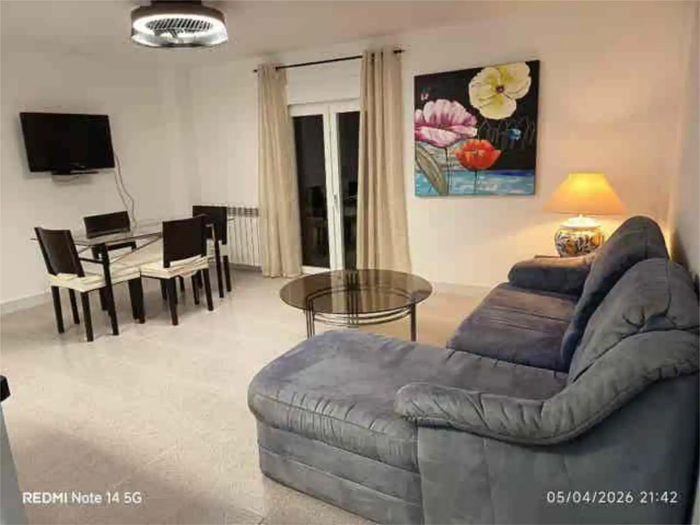 Wohnzimmer von Wohnung zur Miete in Eljas mit Heizung, Abstellraum und Möbliert