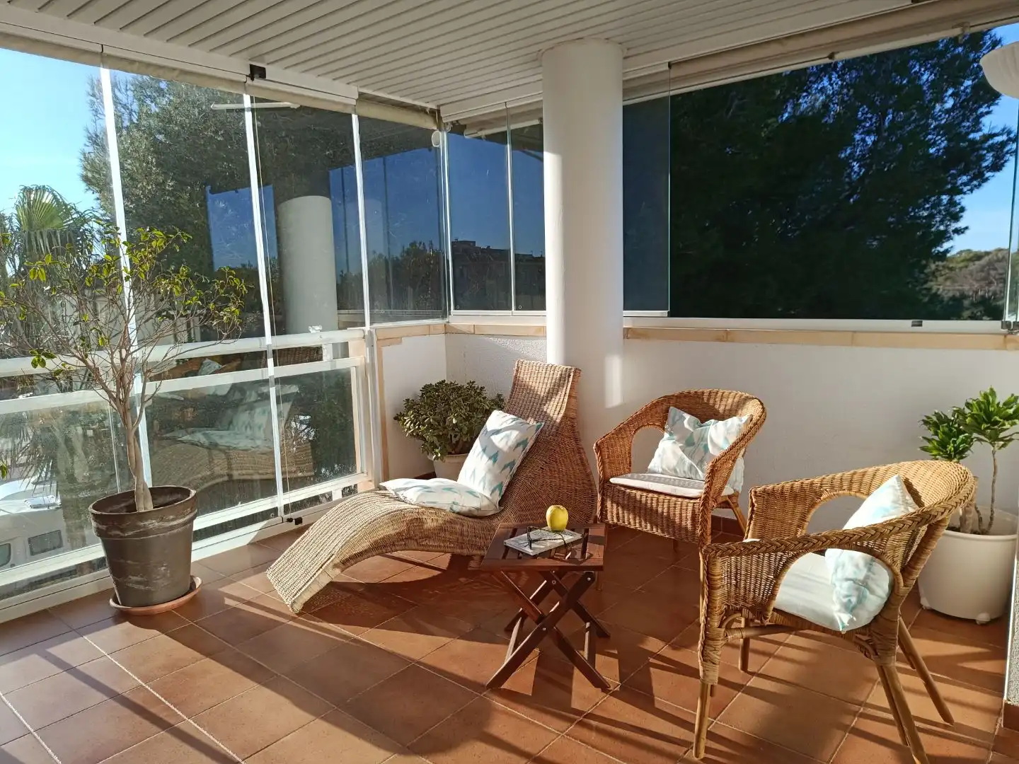 Terrace of Flat for sale in Llucmajor  with Air Conditioner, Terrace and Swimming Pool