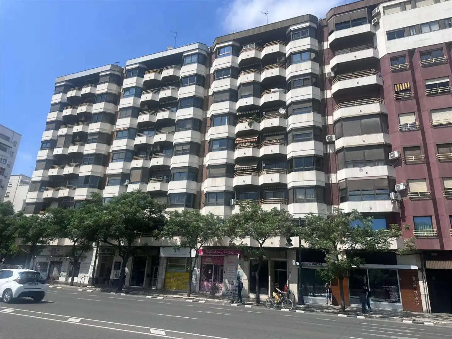 Vista exterior de Pis de lloguer en Valencia amb Parquet i Balcó