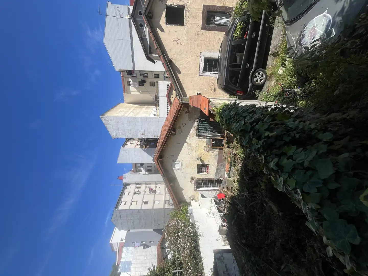 Vista exterior de Casa adosada en venta en Santurtzi  con Jardín privado y Terraza