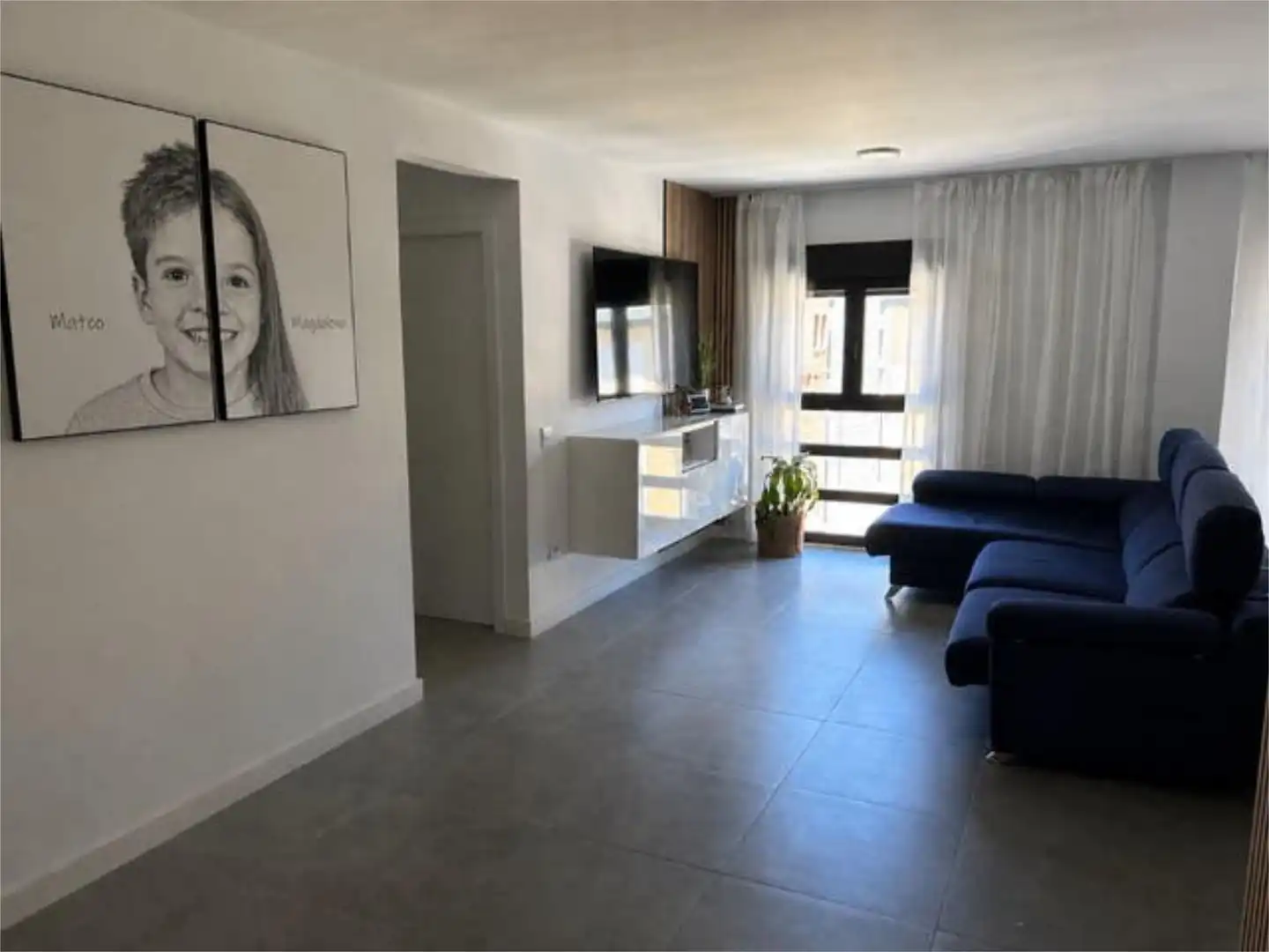 Sala de estar de Piso en venta en San Cristóbal de la Laguna con Terraza, Trastero y Amueblado