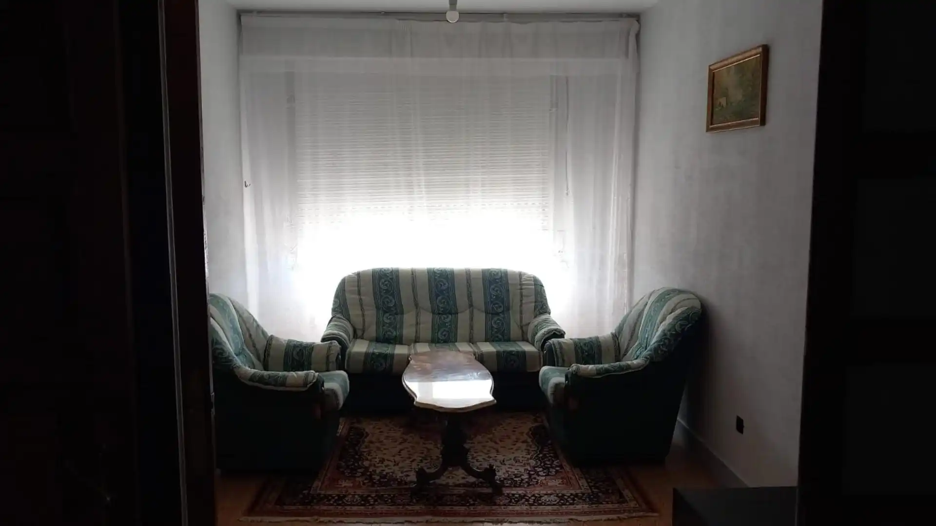 Sala de estar de Piso en venta en Lugo con Trastero, Amueblado y Horno
