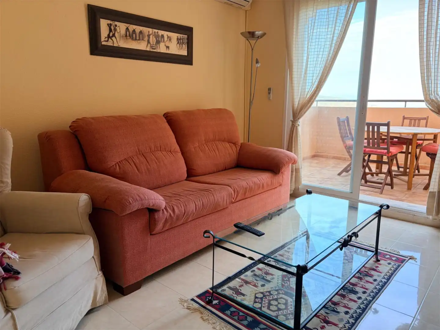 Flat for sale in Calle las Encinas, 50, La Envía Living room of Flat for sale in Vícar with Air Conditioner and Terrace